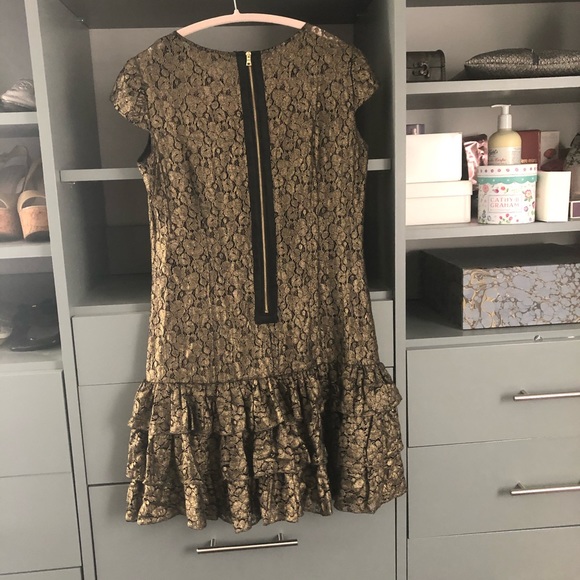 Woman’s Cynthia Steffe gold dress - Picture 3 of 7